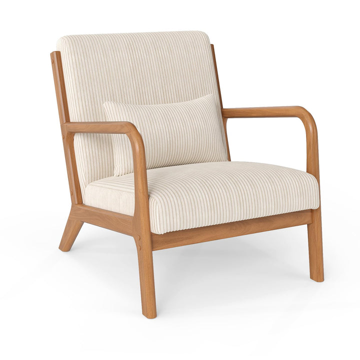 Giantex Modern Accent Chair Corduroy Upholstered Lounge Chair