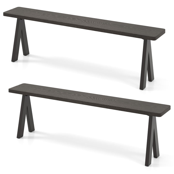 Giantex Outdoor Patio Bench for 4 to 6 Person for Backyard