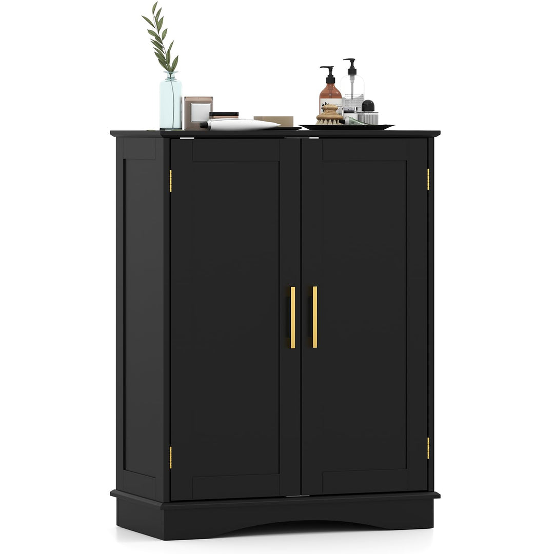 Giantex Bathroom Storage Cabinet Modern 31.5" Cupboard with Adjustable Shelves
