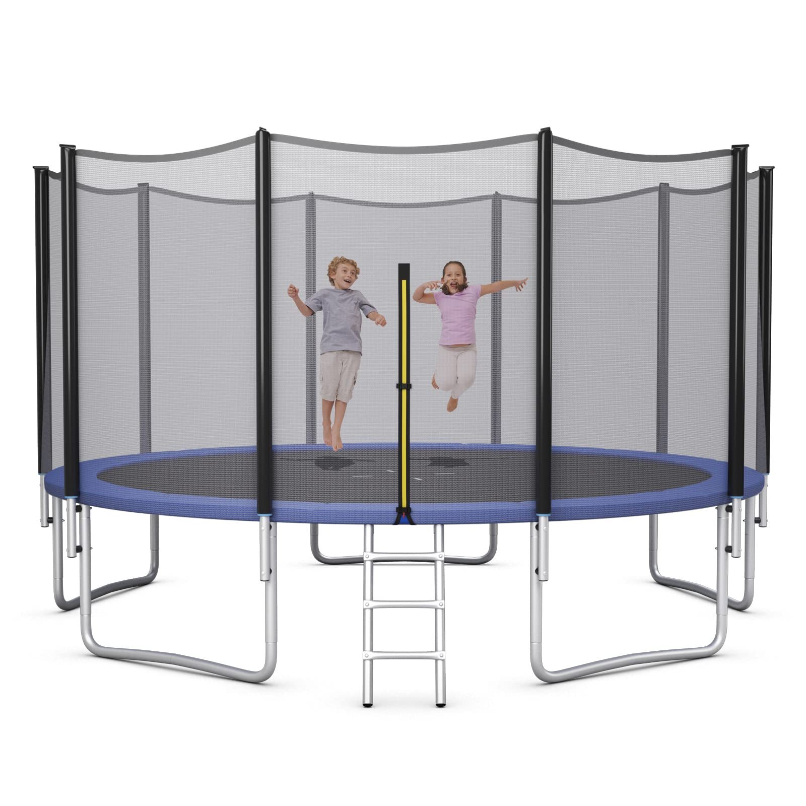 ASTM Approved 8 10 12 14 15 16Ft Trampoline for Adults Kids