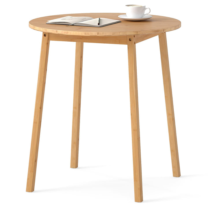 Giantex 27.5-Inches Bamboo Dining Table for 2-4 for Dining Room