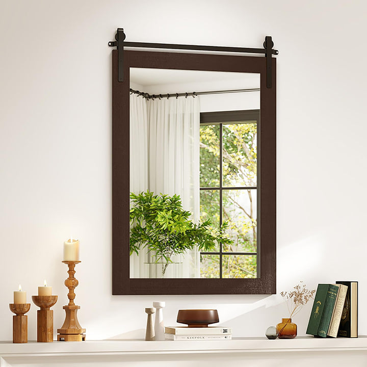 CHARMAID Farmhouse Wall Mirror