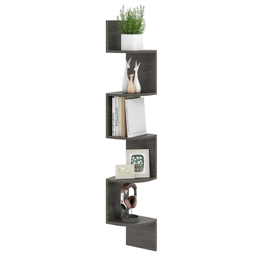 Giantex Corner Shelf Wall Mounted Set of 1/2