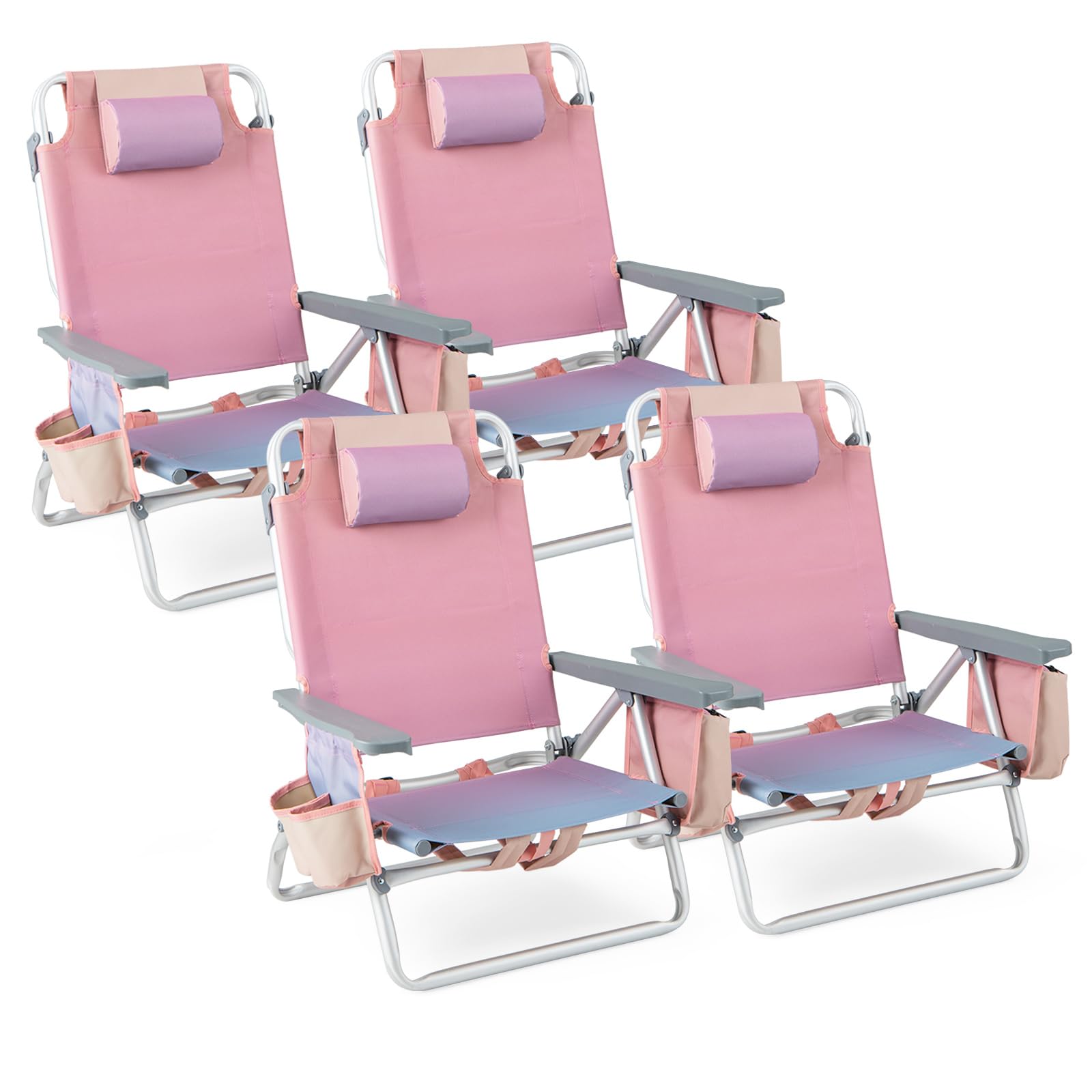 Giantex Beach Chair 2-Pack Sling Camping Chair