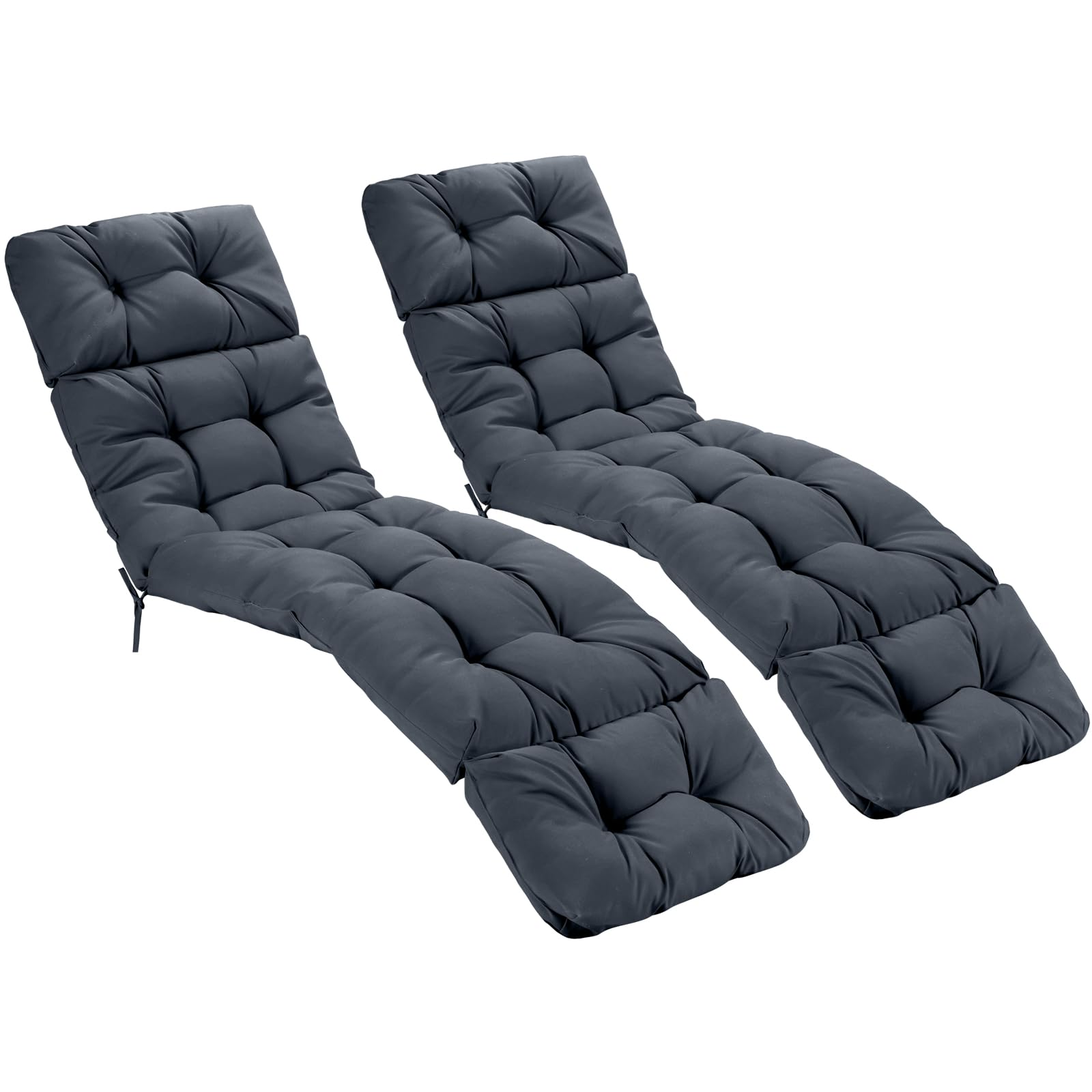 Giantex Set of 1/2/4 Lounge Chair Cushion(73X22X4 Inch)