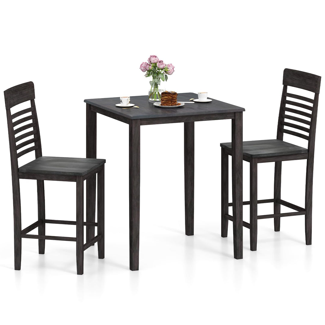 Giantex 3-Piece Dining Table Set for 2 for Small Place