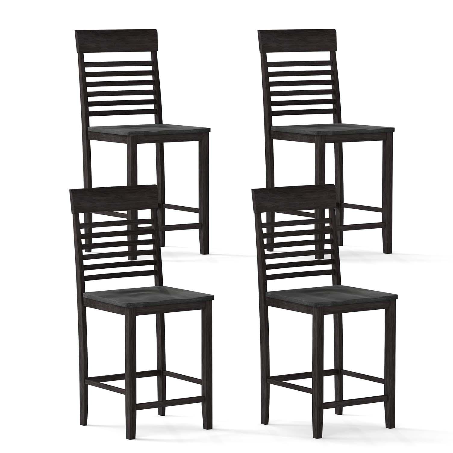 Giantex Counter Height Bar Stools Set of 2/4