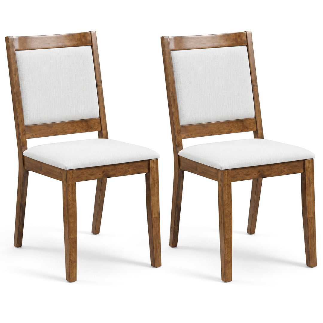 GIANTEX Upholstered Dining Chairs Set of 2 for Living Room