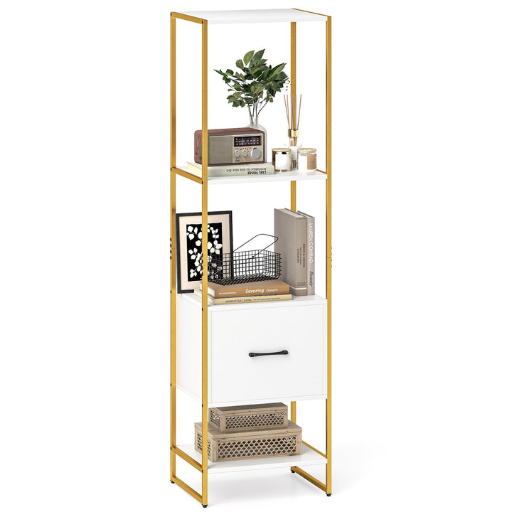 Giantex Bookshelf with Drawer