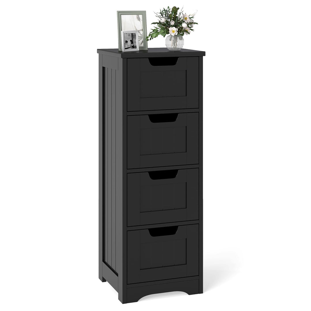 Giantex Bathroom Storage Cabinet w/ 4 Drawers