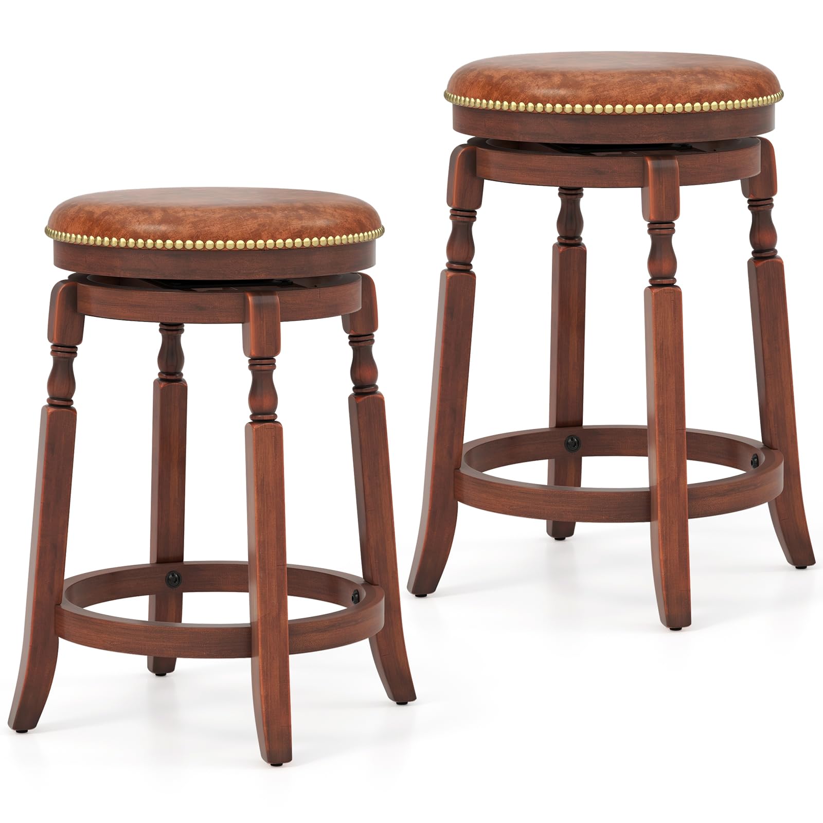 Giantex 24" /29.5" Swivel Bar Stools