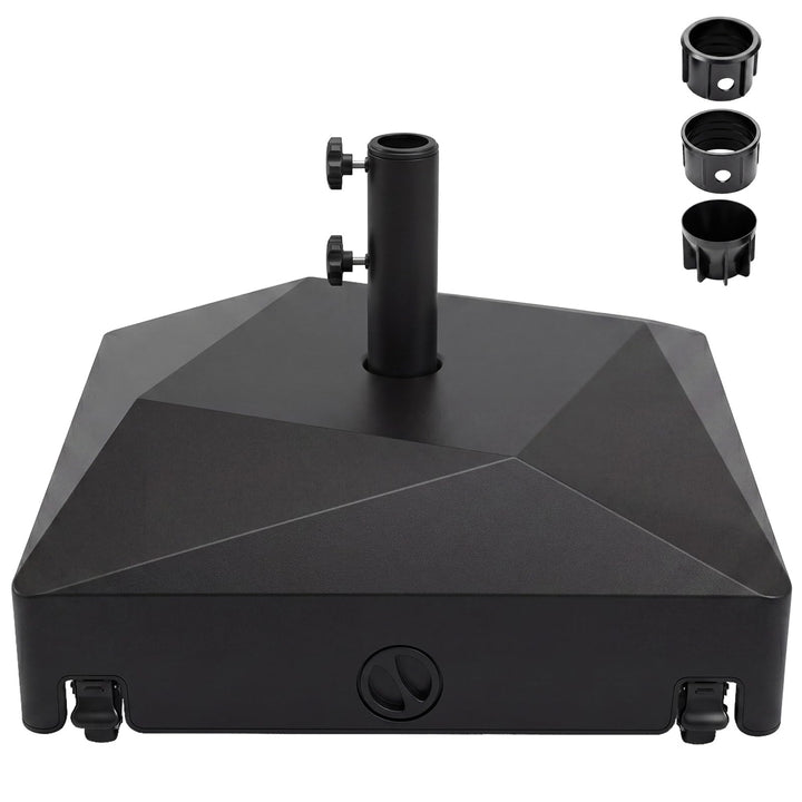 Giantex Fillable Patio Umbrella Base with 4 Wheels