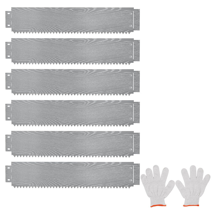 Giantex 6 Pack Galvanized Steel Landscape Edging
