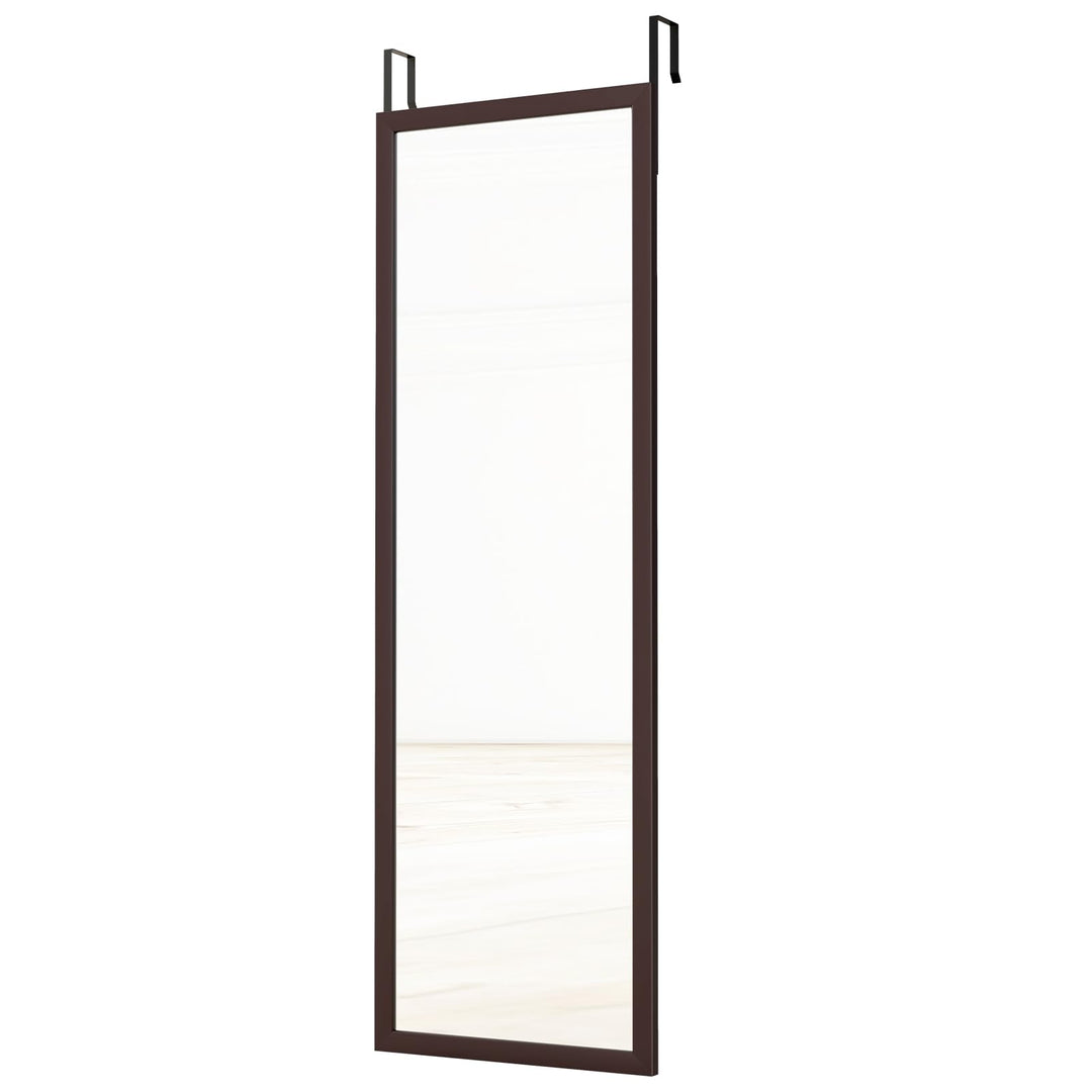 CHARMAID Over The Door Full Length Mirror, Arched Full Body Mirror
