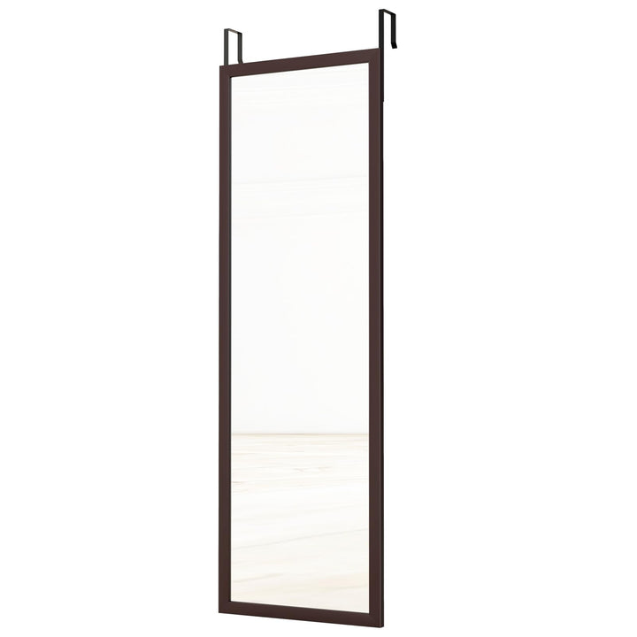CHARMAID Over The Door Full Length Mirror, Arched Full Body Mirror