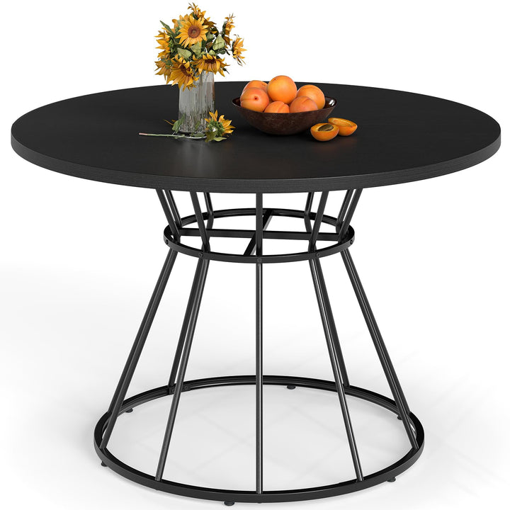 Giantex 47" Round Farmhouse Kitchen Table for 4