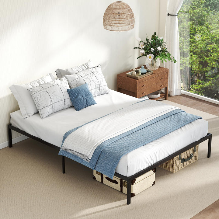 Giantex 12 Inch Metal Platform Bed Frame with Steel Slats Support