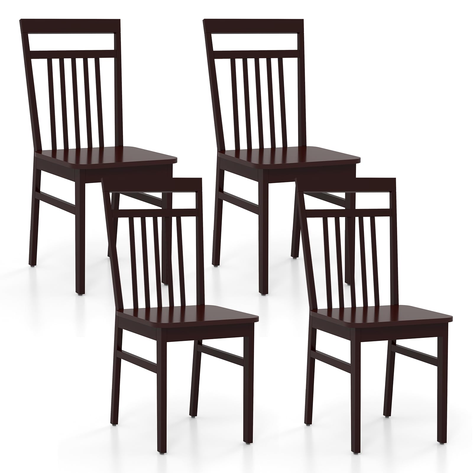 Giantex Wood Dining Chairs Set