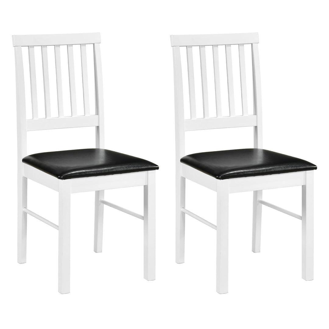 Giantex Modern Mid Century Dining Room Chairs with Hollowed Backrest