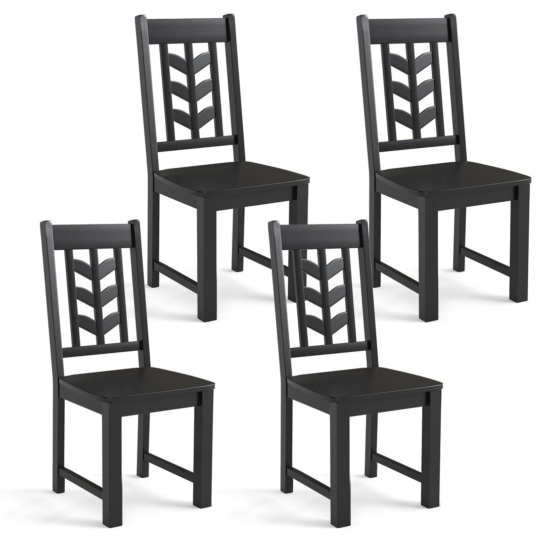 Giantex Wooden Dining Chairs Set of 2/4