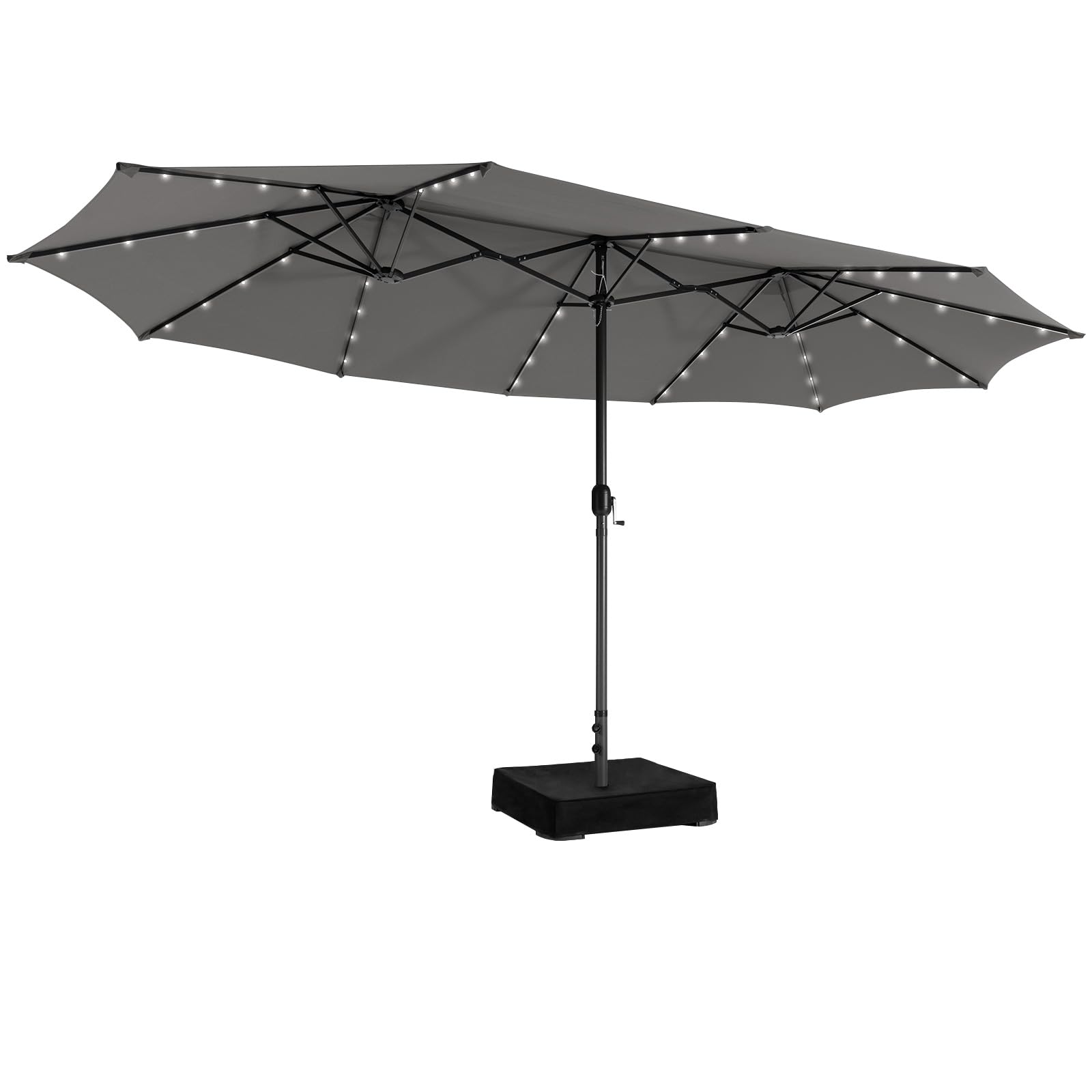 Giantex 15ft Large Outdoor Umbrella Double-Sided