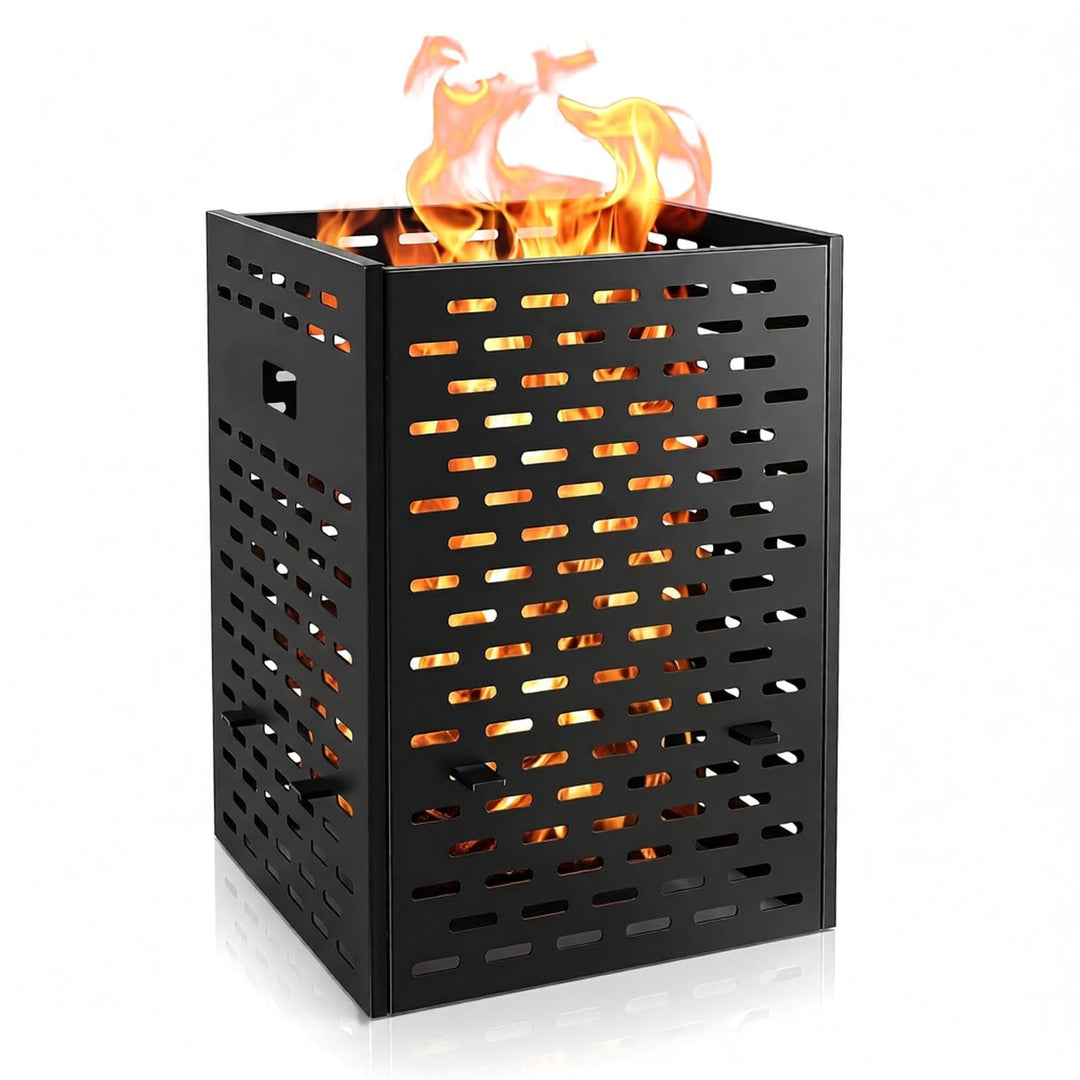 30 Inch 64 Gallon Burn Barrel with Vent Holes for Burning Trash