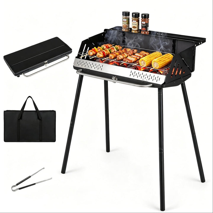 Giantex Portable Charcoal Grill with Detachable Legs