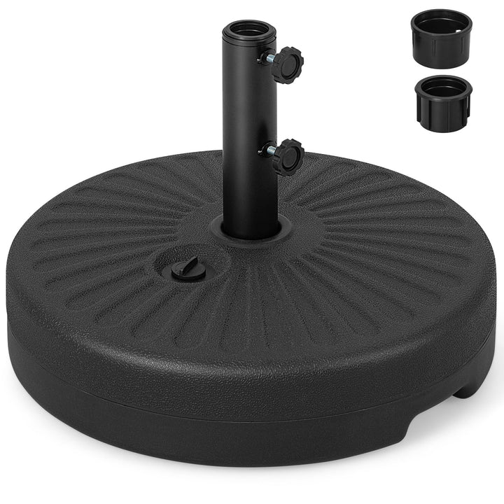 Giantex Fillable Umbrella Base Stand | 80 lbs Heavy Duty HDPE Patio Umbrella Base