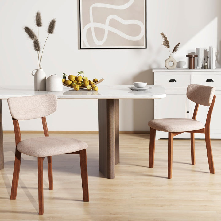 Giantex Wooded Dining Chairs Set of 2/4 for Living Room Restaurant