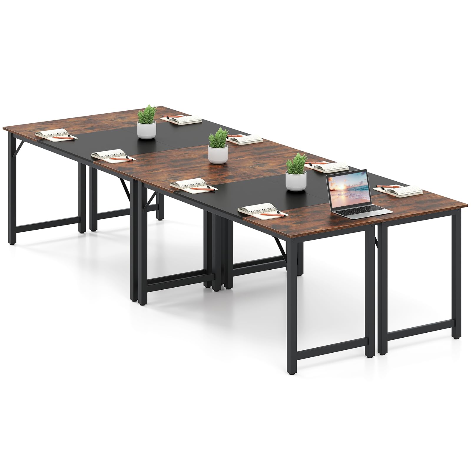 Giantex 1/2/4/6 PCS 63" x 24" Rectangular Large Meeting Room Desk