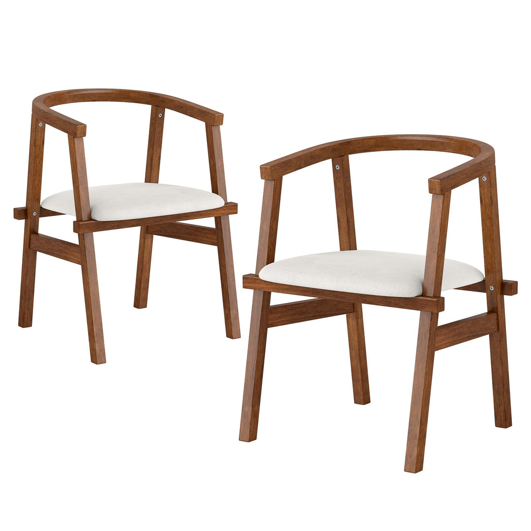 Giantex  2/4 Wooden Dining Chairs Set