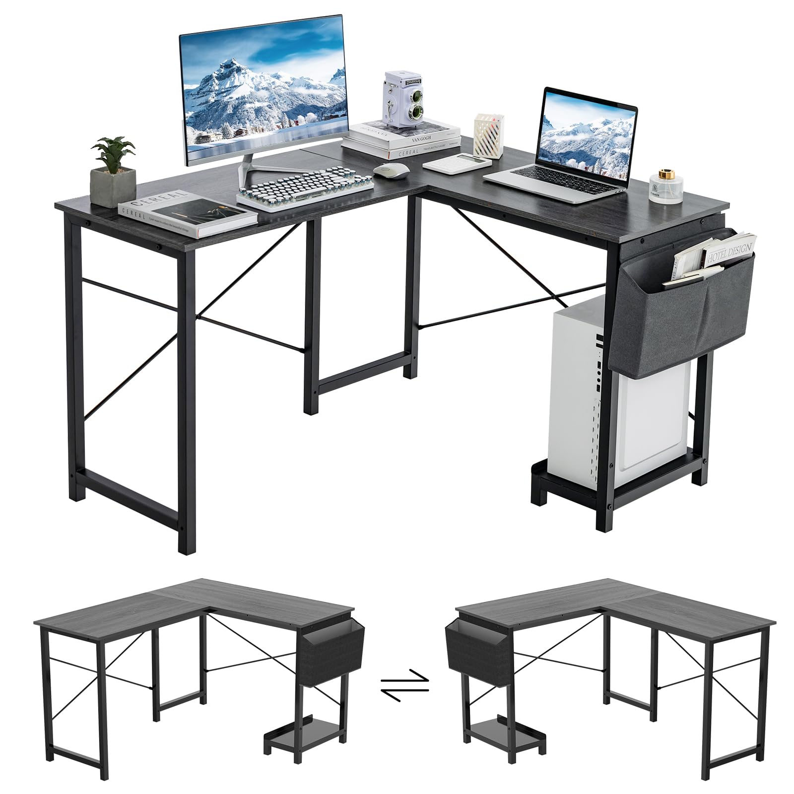 Giantex Computer Table Giantex L-Shaped Computer Desk – Giantexus