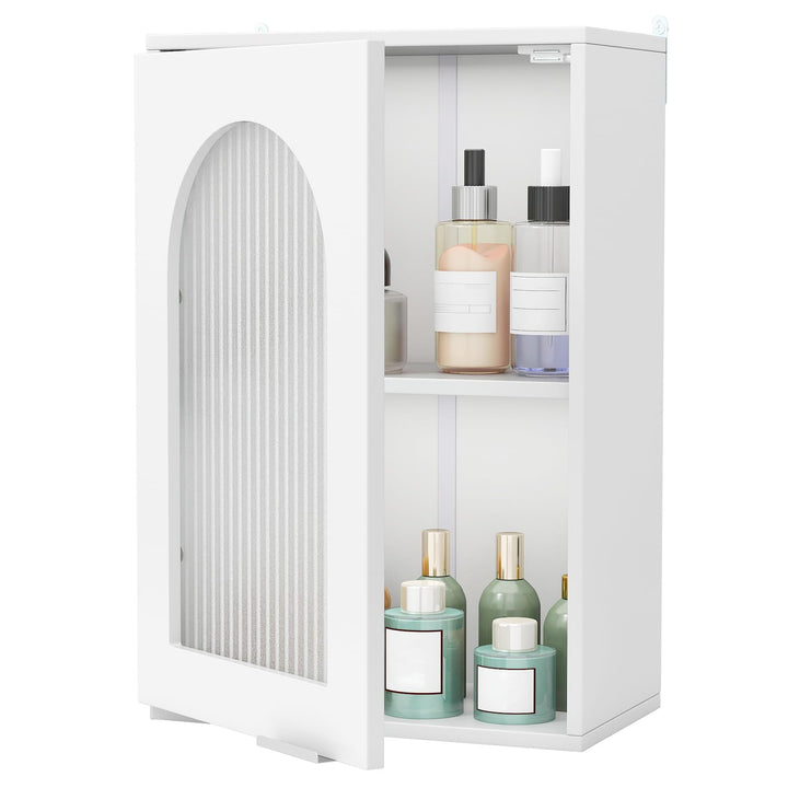Giantex Wall Mounted Bathroom Cabinet Display Storage Medicine Cabinet