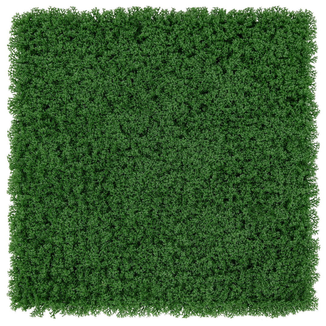 Giantex 12PCS 20" x 20" Grass Wall Panels Backdrop, Garden Privacy Fence Screen, 33.3 Sq.ft Artificial Moss Wall Panels