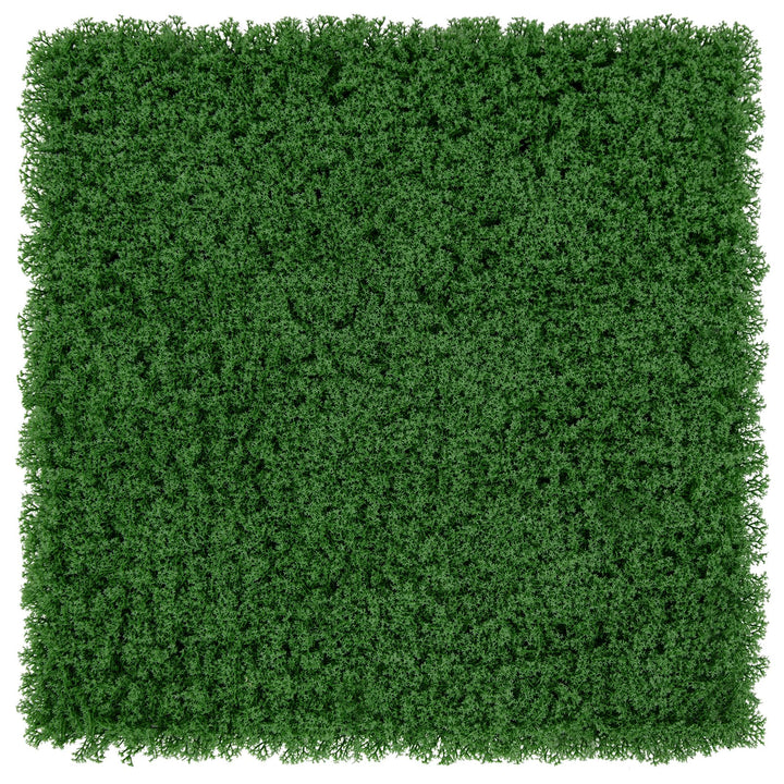 Giantex 12PCS 20" x 20" Grass Wall Panels Backdrop, Garden Privacy Fence Screen, 33.3 Sq.ft Artificial Moss Wall Panels