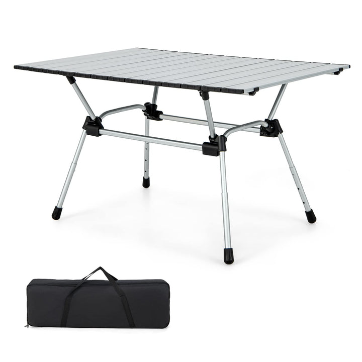 Giantex Folding Camping Table, Heavy-Duty Outdoor Folding Table w/Carry Bag