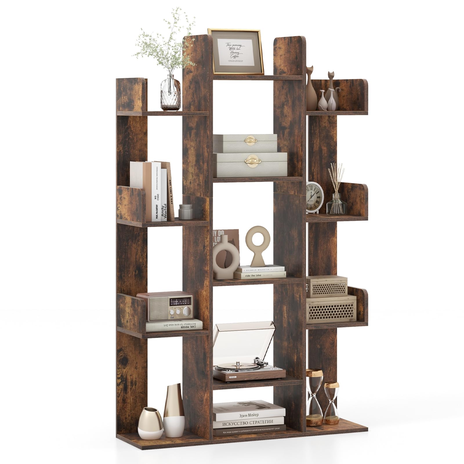 Giantex 7-Cube Tree Bookshelf