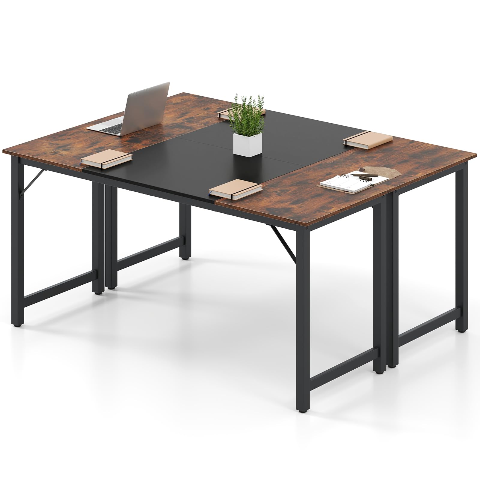 Giantex 1/2/4/6 PCS 63" x 24" Rectangular Large Meeting Room Desk