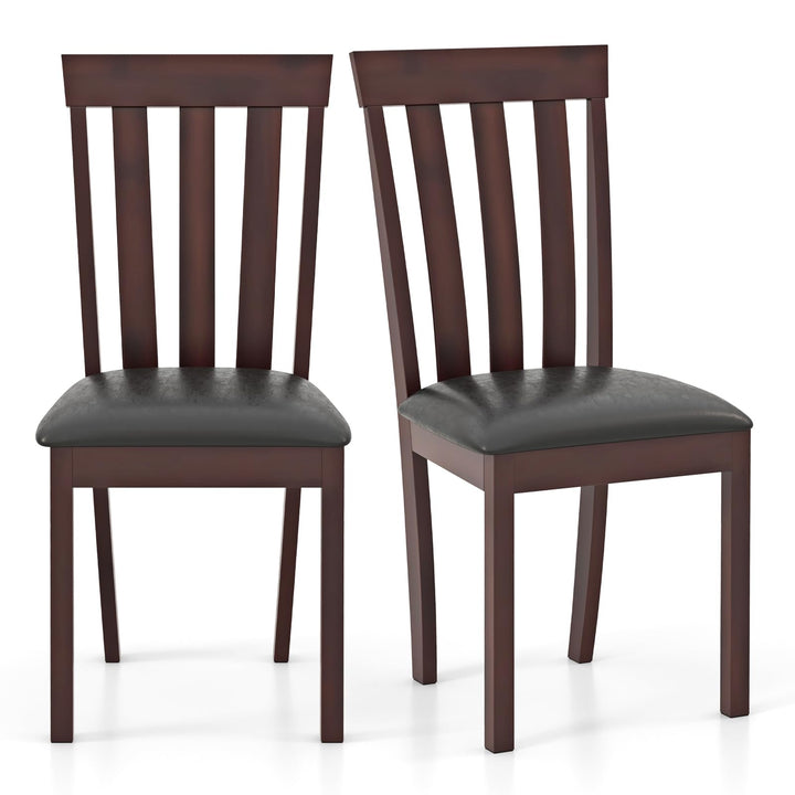 Giantex Wood Dining Chair, Mid Century Dining Side Chairs for Kitchen, Dining Room, Restaurant