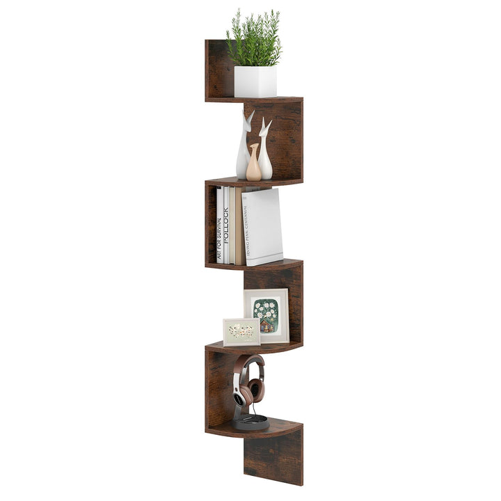 Giantex Corner Shelf Wall Mounted Set of 1/2