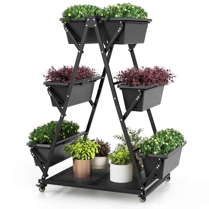 Giantex 6-Tier Rolling Raised Garden Bed
