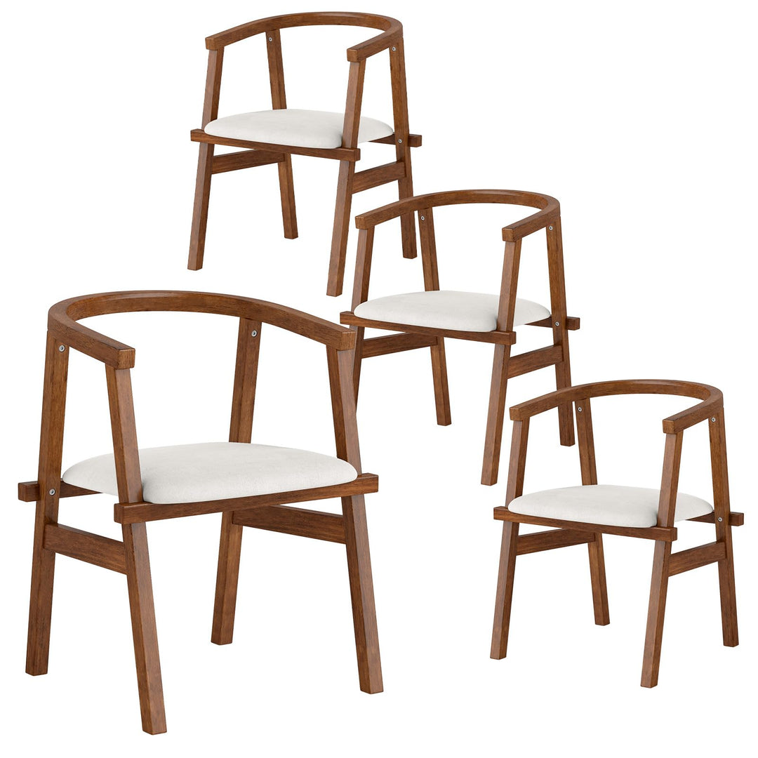 Giantex  2/4 Wooden Dining Chairs Set