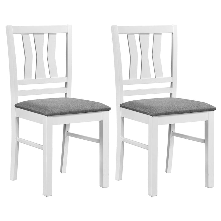 Giantex Wood Dining Chairs Set of 2/4 with Slat Back