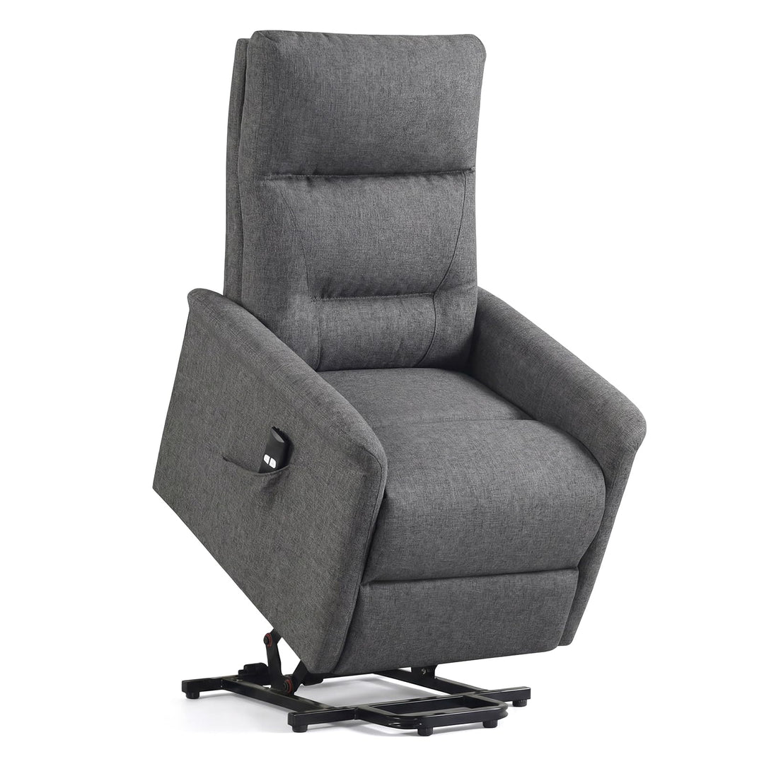 Giantex Electric Recliner Sofa w/Remote Control &amp; Side Storage Pocket for Elderly