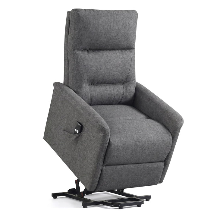 Giantex Electric Recliner Sofa w/Remote Control &amp; Side Storage Pocket for Elderly