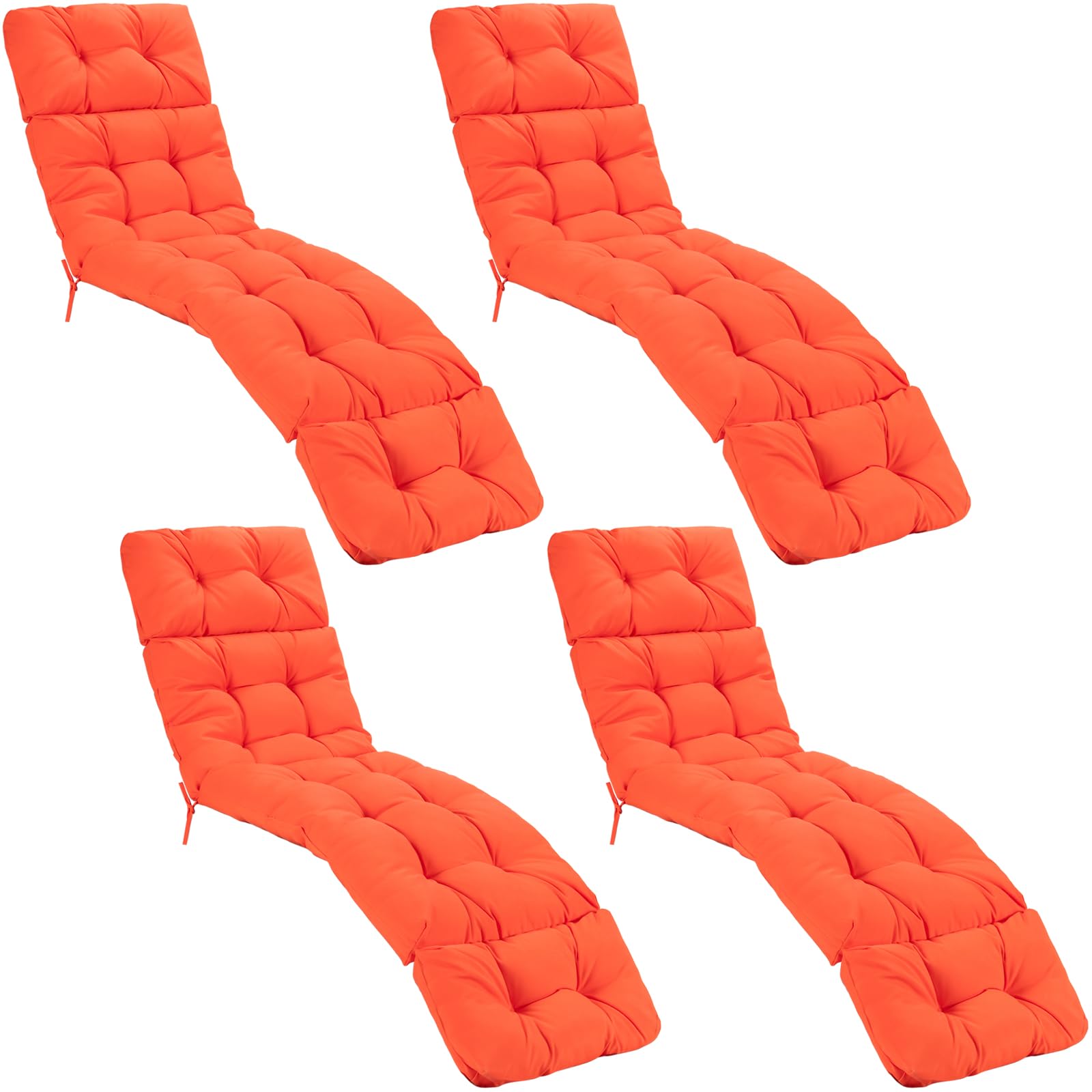 Giantex Set of 1/2/4 Lounge Chair Cushion(73X22X4 Inch)