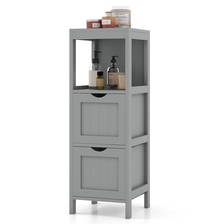 Giantex Bathroom Organizers and Storage Cabinet - Storage Organizer Rack Stand