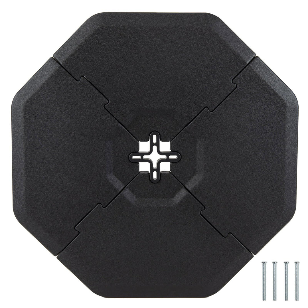 Giantex 4-Piece Fillable Offset Patio Umbrella Base(420 lbs)