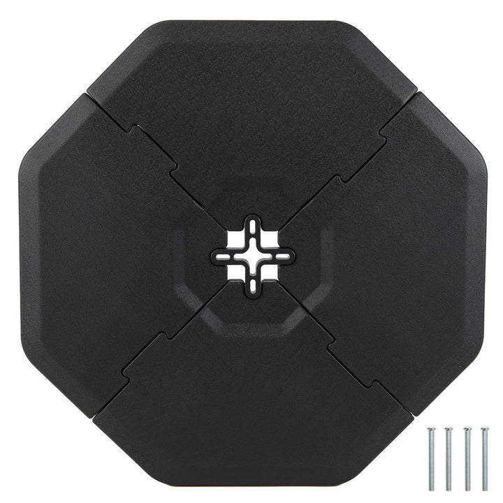 Giantex 4-Piece Fillable Offset Patio Umbrella Base(420 lbs)
