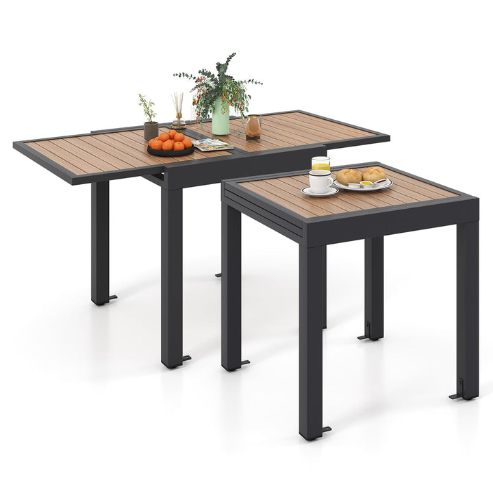 Giantex 31.5"-63" Expandable Patio Dining Table